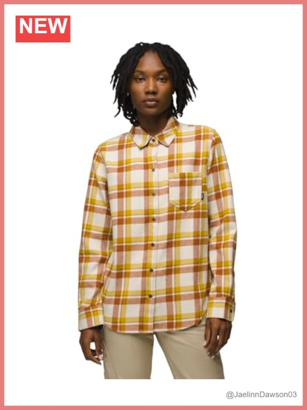 Relaxed Fit Long Sleeve Button Down Flannel Collared Shirt